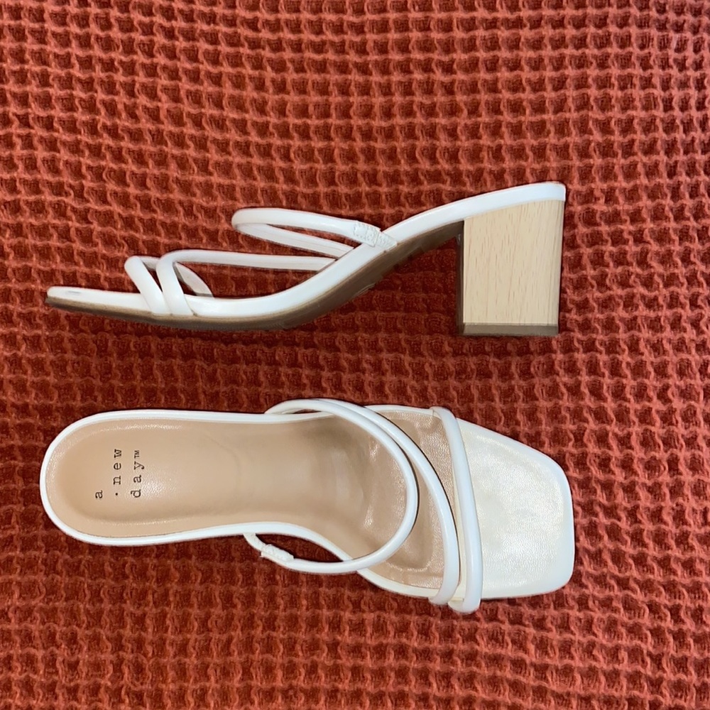 (SOLD)A new day block heels